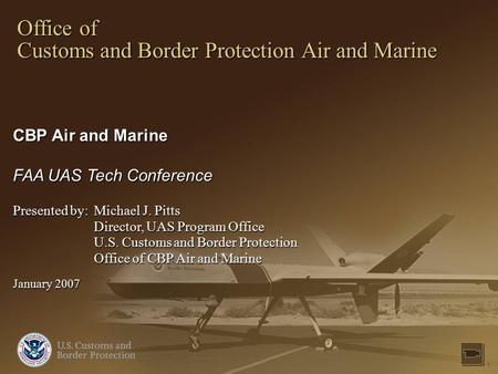 Office of Customs and Border Protection Air and Marine