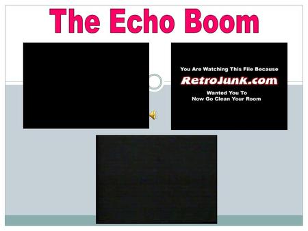 The Echo Boom – is the demographic phase in which a population increase is created as people born during the post-World War II baby boom have their own.