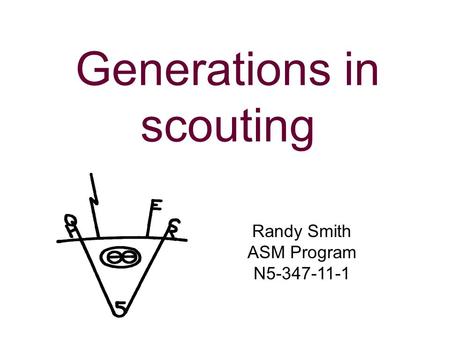 Generations in scouting