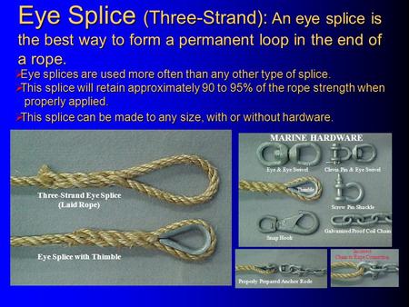 Three-Strand Eye Splice