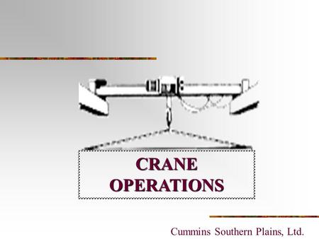 Presentation 3 - Crane Operations