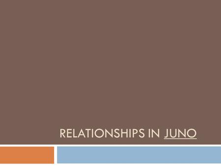 Relationships In JUno.