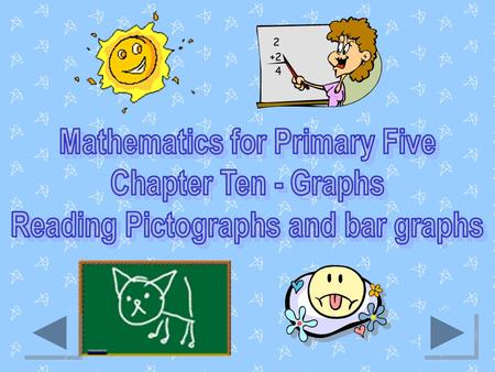 Introduction Reading pictographs and bar graphs is a sub-topic of Graphs (Chapter ten) taken from Mathematics syllabus for Primary five students in Negara.