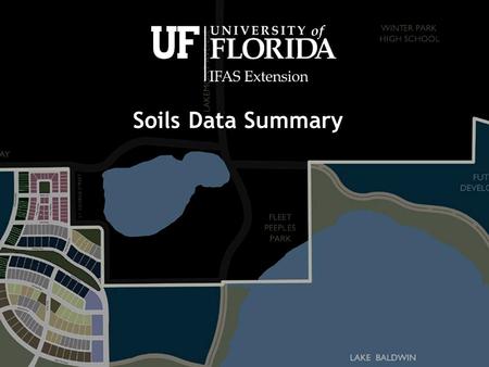 Soils Data Summary. Stormwater Management: LID Practices | 2 Soil Phosphorus Levels.