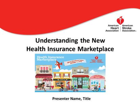 Understanding the New Health Insurance Marketplace 0 Presenter Name, Title.