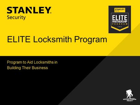 ELITE Locksmith Program Program to Aid Locksmiths in Building Their Business.