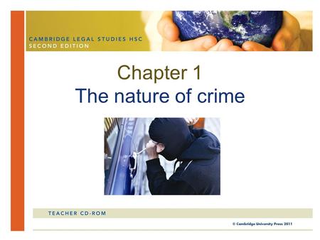 Chapter 1 The nature of crime
