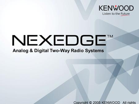 Analog & Digital Two-Way Radio Systems