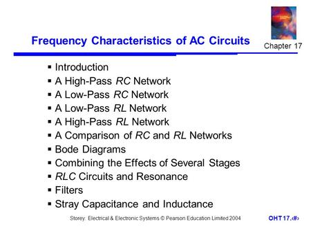 Frequency Characteristics of AC Circuits