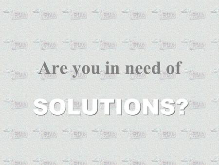 Are you in need of SOLUTIONS?. TRIAD773.COM Can help you put it all TOGETHER! TRIAD773.COM Can help you put it all TOGETHER!