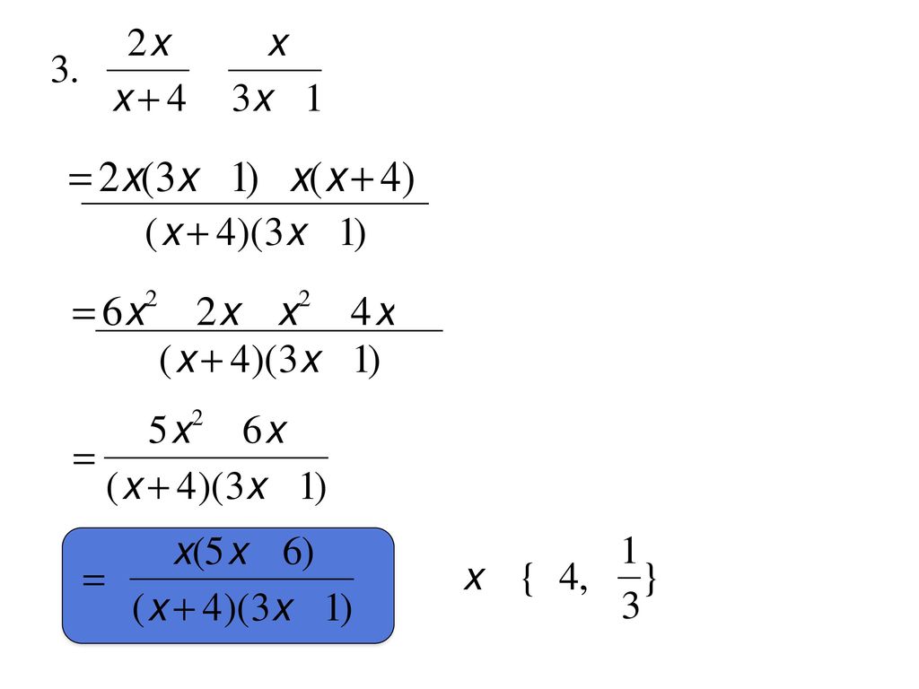Skills Practice Adding And Subtracting Rational Expressions Examples