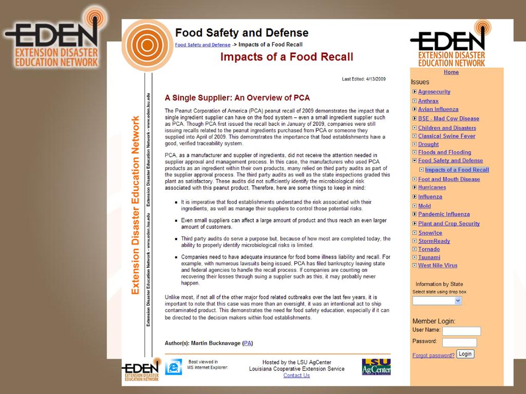 The Extension Disaster Education Network (EDEN) - Ppt Download