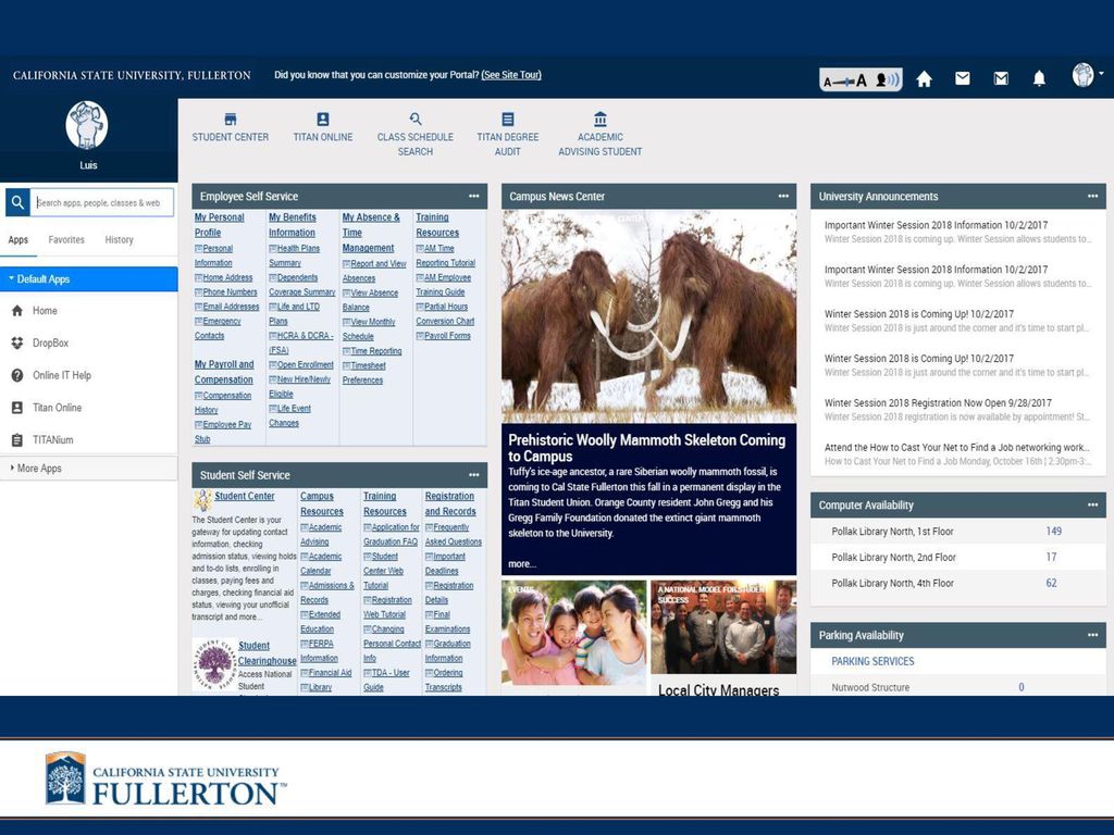 CSUF Graduate School Admissions Process and Funding Opportunities Luis