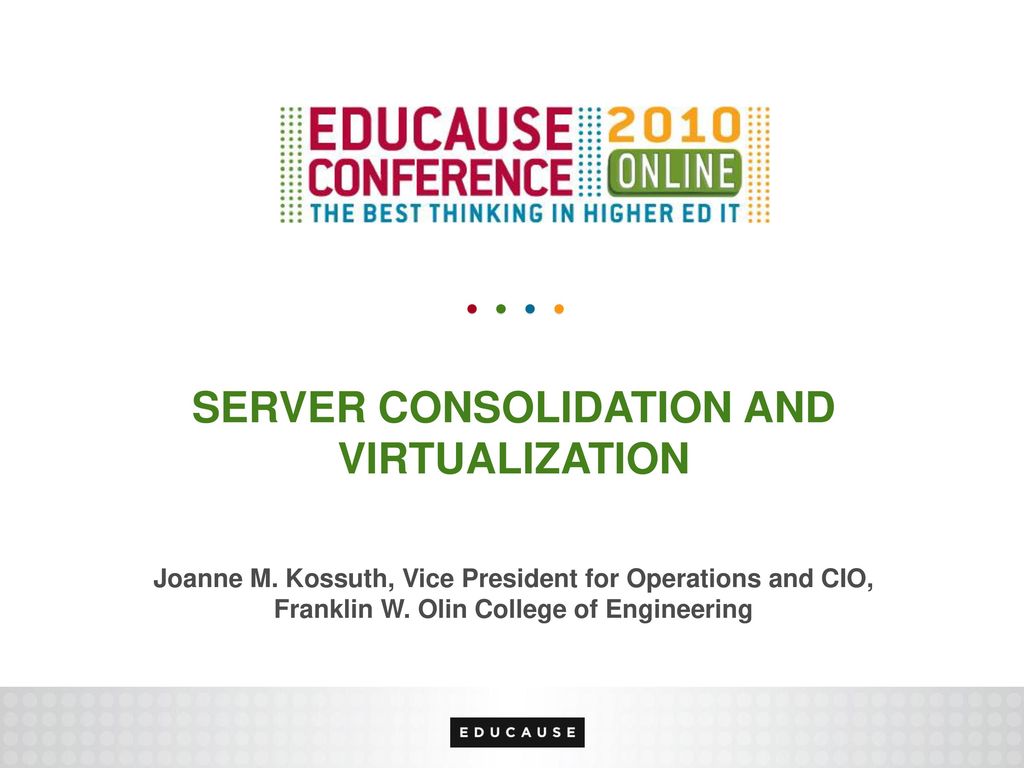 Server Consolidation and Virtualization - ppt download