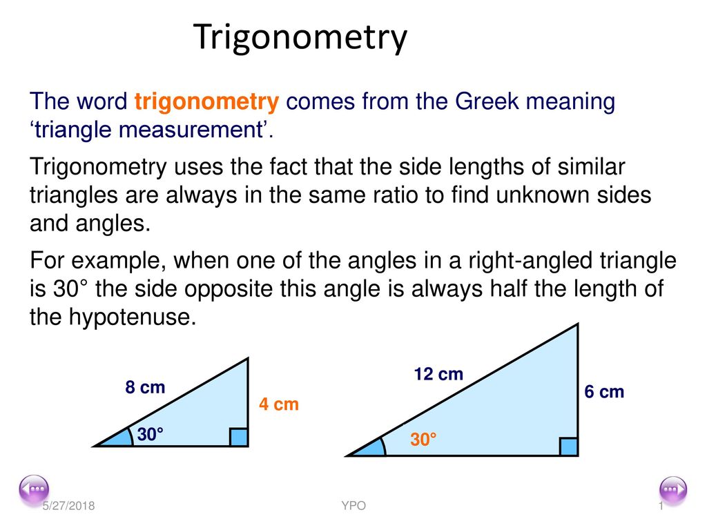 origin of the word trigonometry