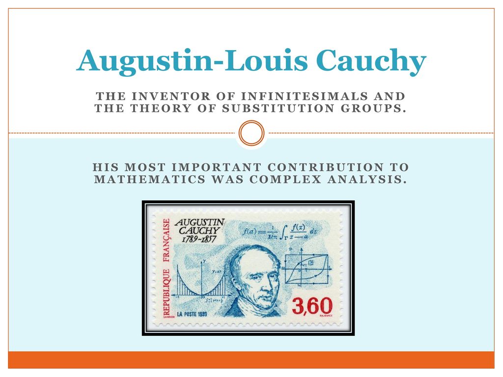 Augustin-Louis Cauchy - ppt download