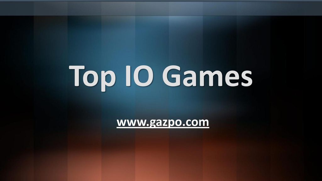 Gazpo The Top Best Rated .IO Games List!
