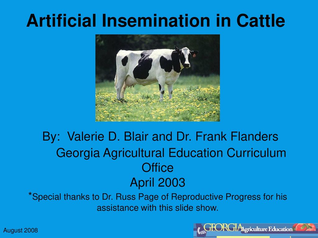Artificial Insemination in Cattle - ppt download