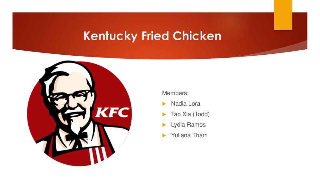 Download Kentucky Fried Chicken Ppt Download
