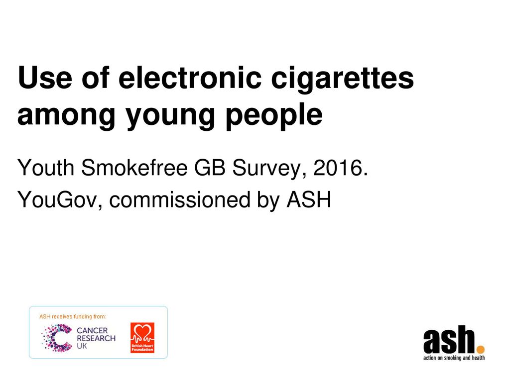 Use of electronic cigarettes among young people ppt download