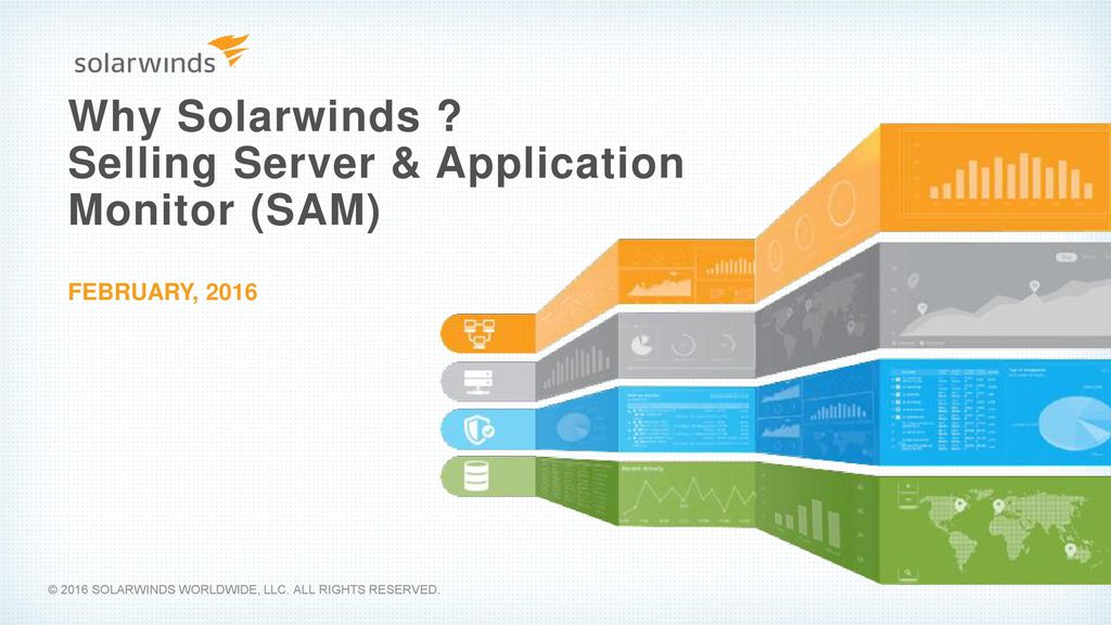 Why Solarwinds ? Selling Server & Application Monitor (SAM) - ppt download