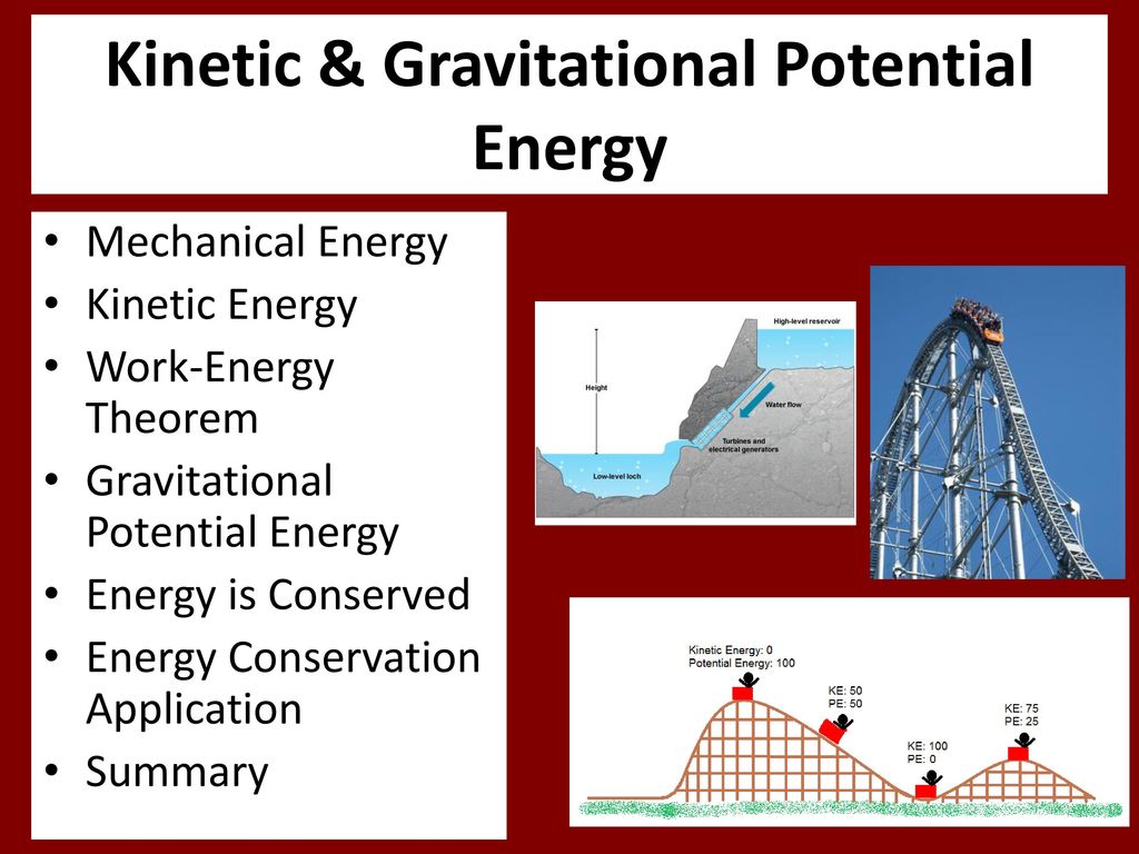 Kinetic Gravitational Potential Energy Ppt Download