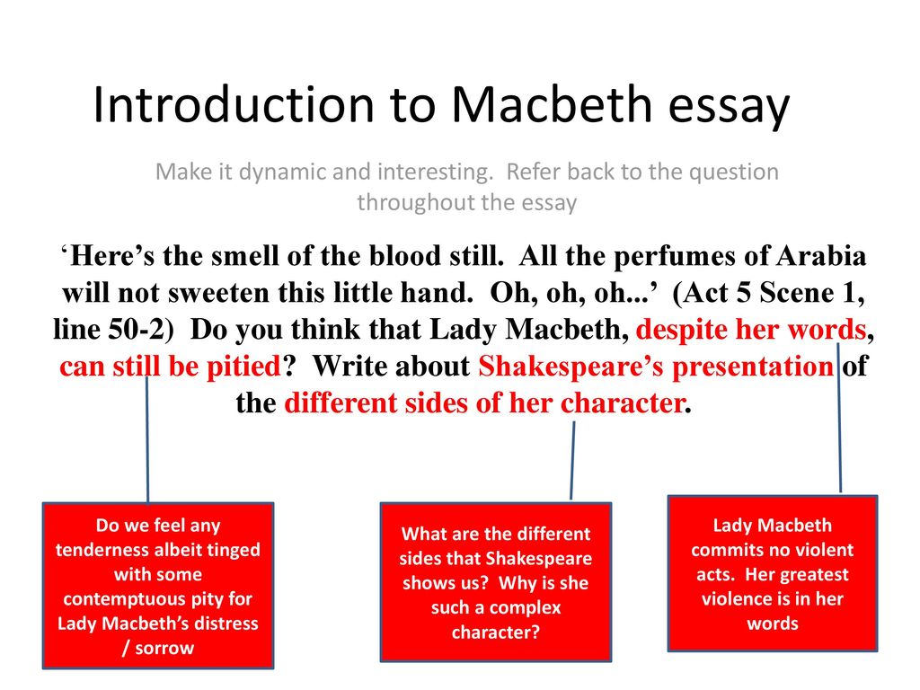 macbeth act 1 essay