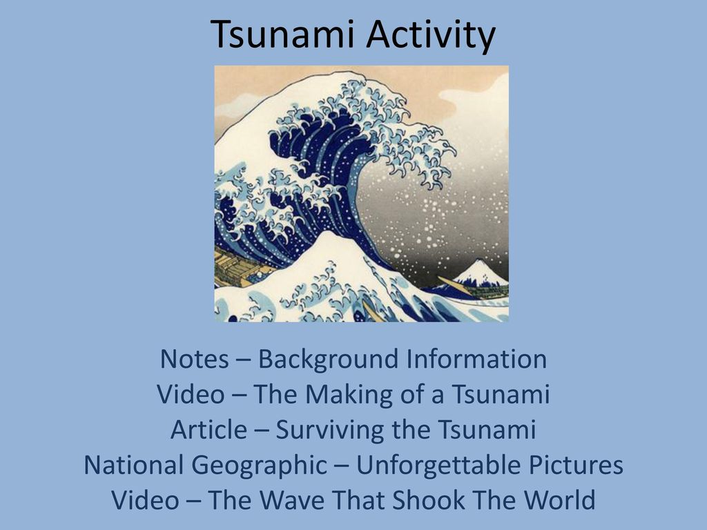 fast-tsunami : Activity •