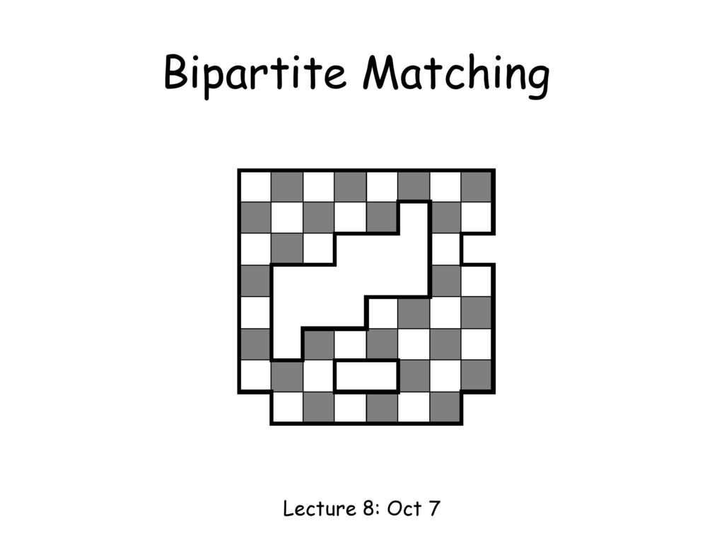 Tutorial 6 of CSCI2110 Bipartite Matching Tutor: Zhou Hong ( 周宏 ) - ppt download