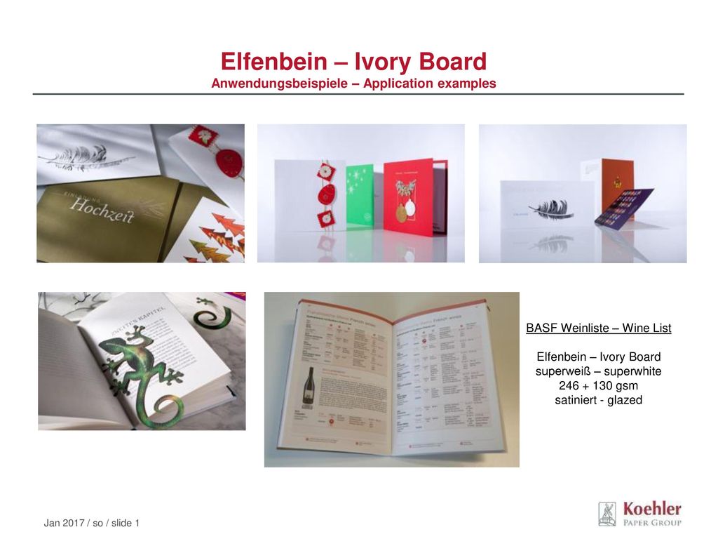 Elfenbein Ivory Board Anwendungsbeispiele Application Examples Ppt Download