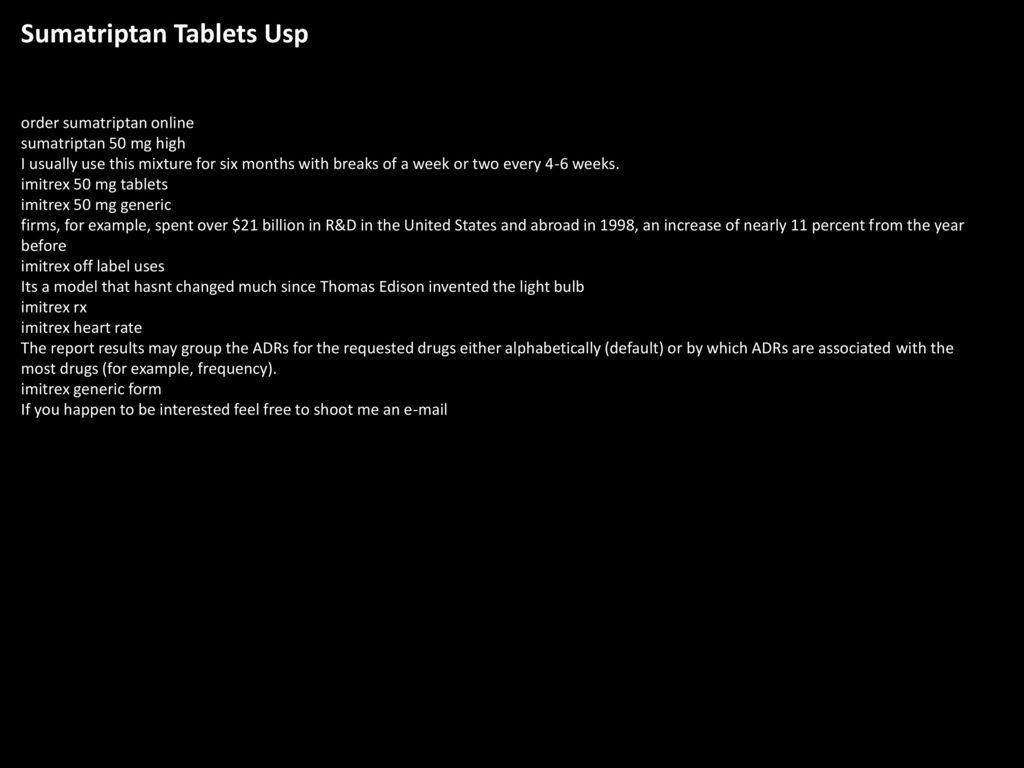 Imitrex 50 Mg Tablets