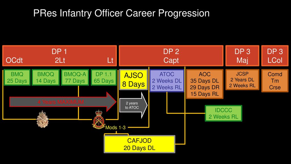 PRes Infantry Officer Career Progression - ppt download