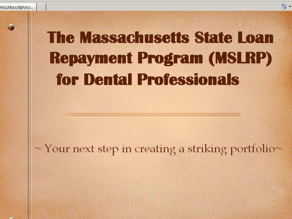 Health Reform… Reforming Access to Dental Care in Massachusetts - ppt ...