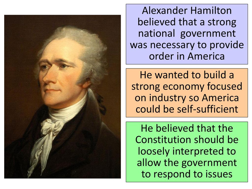 alexander hamilton government