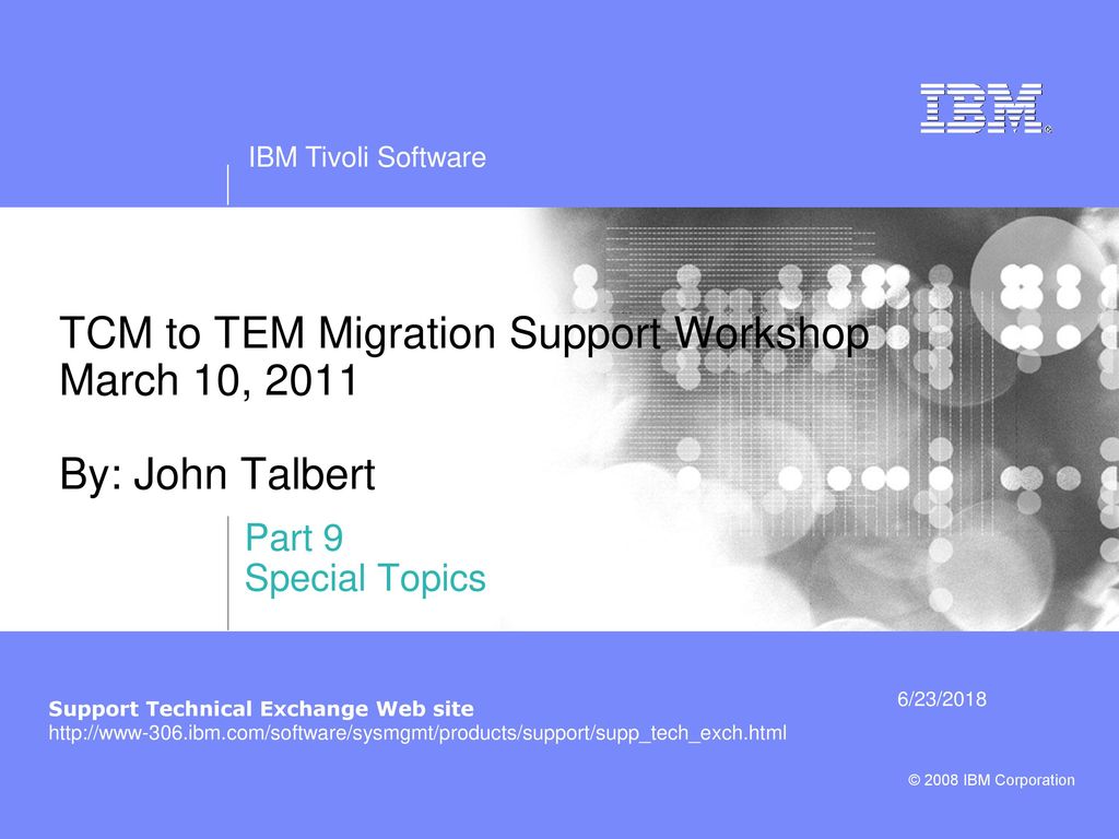 WorkShop IBM 2011