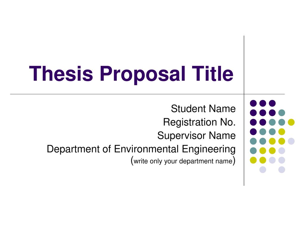 how to write an engineering thesis