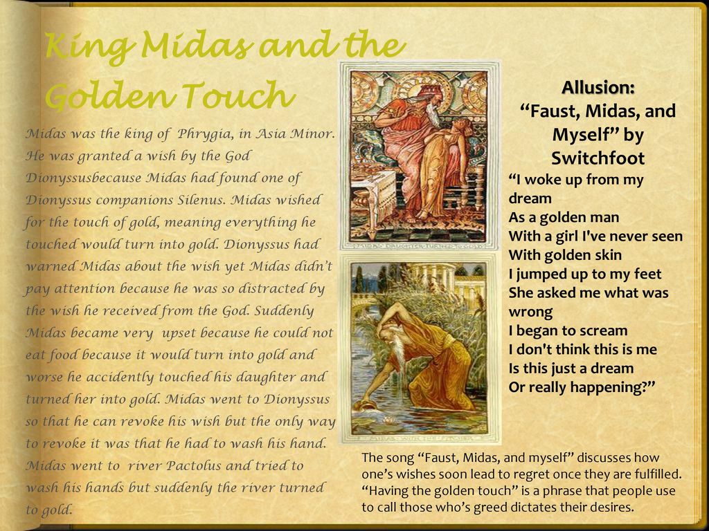 king midas and the golden touch story