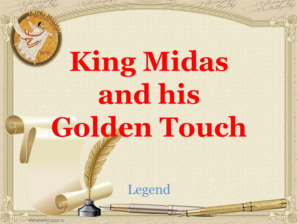 King Midas and the Golden Touch Story