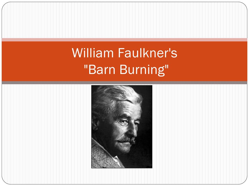 william faulkner barn burning pdf