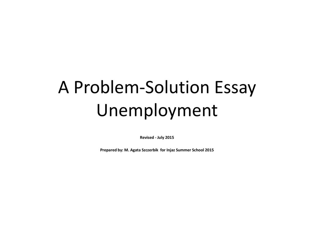 thesis statement for unemployment essay