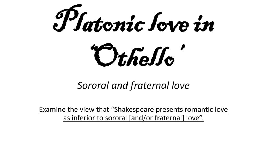 Platonic definition love is what Urban Dictionary: