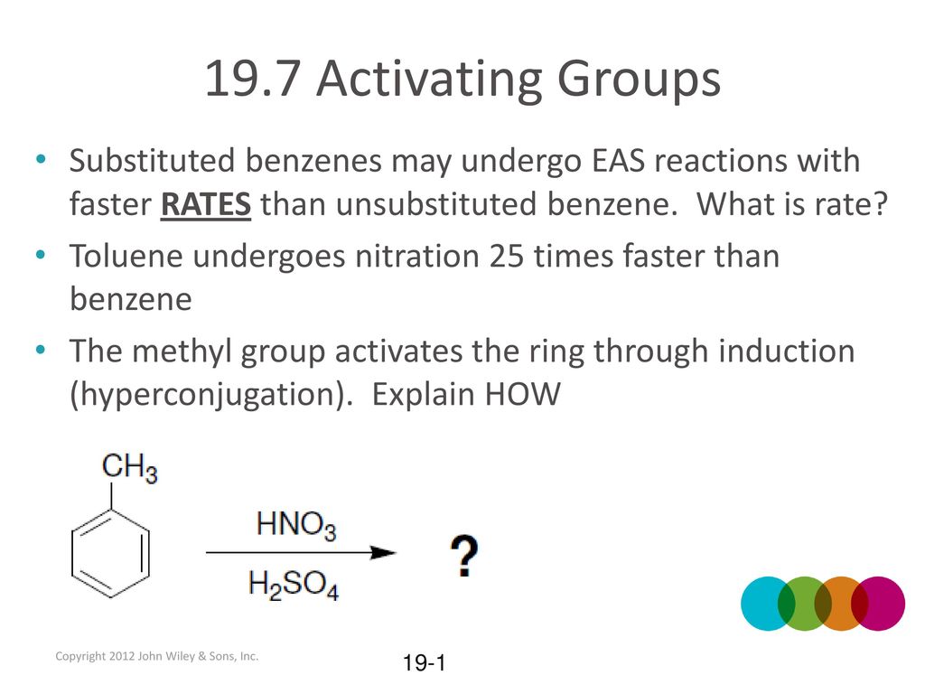 What is the difference between an activating group and a deactivating group  in a benzene ring? - Quora
