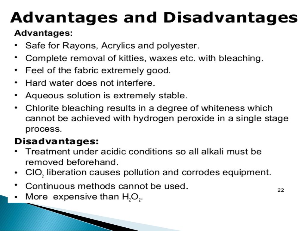 Disadvantages of Bleach