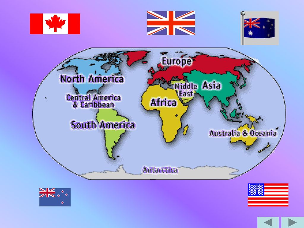 Страны изучаемого языка английский презентация. Англоговорящие страны на карте. Карта English speaking Countries. Англоговорящие страны карта для детей.