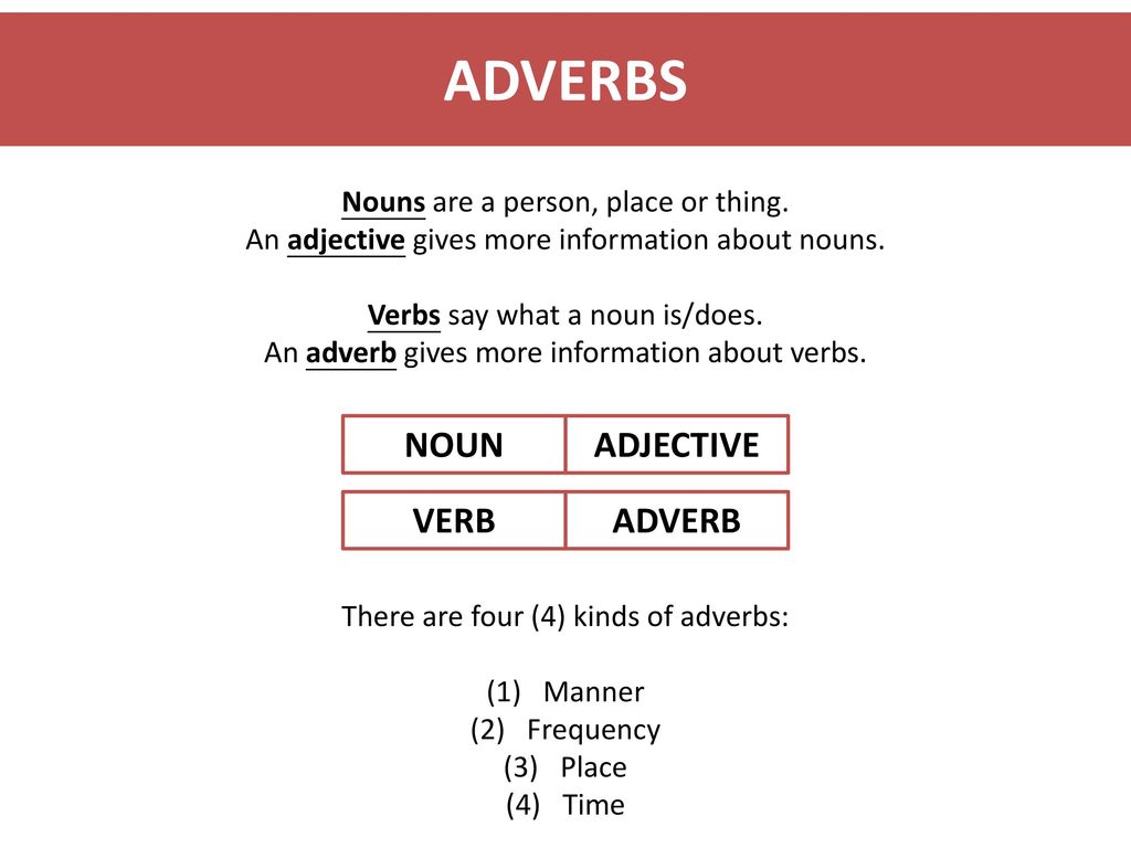 adverb noun