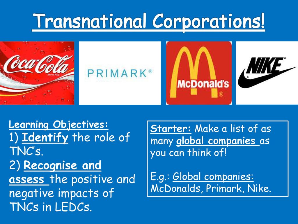 Transnational Corporations