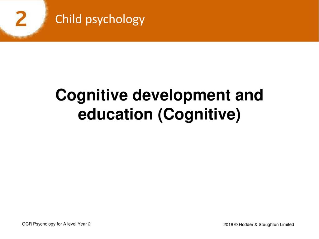 Cognitive development and education Cognitive ppt download