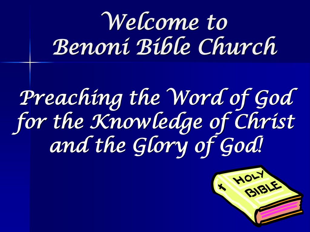 Benoni Bible Church