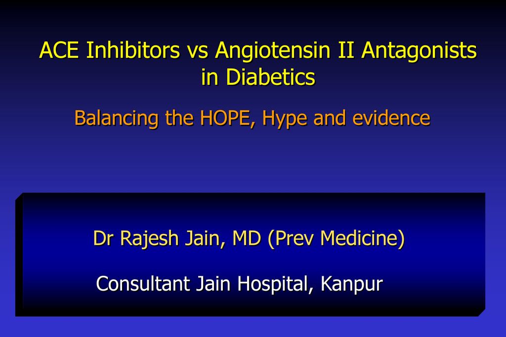 ace inhibitors for diabetic patients