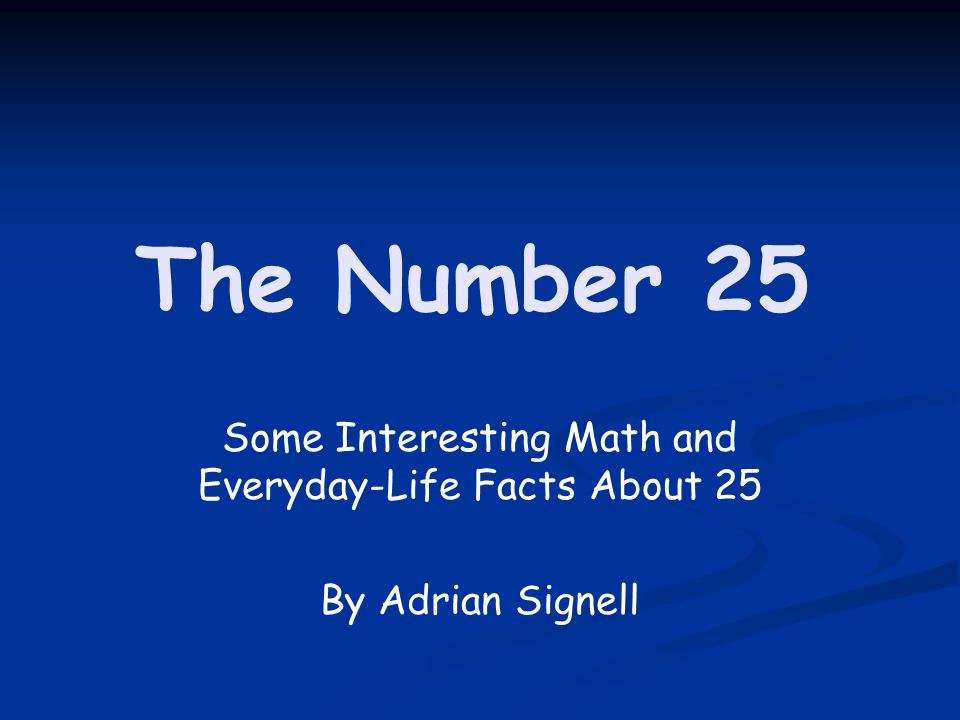 Some Interesting Math and Everyday-Life Facts About ppt video online  download
